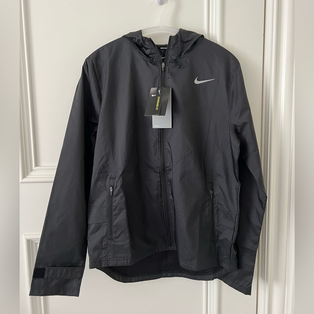 Nike Running Black Windbreaker - size small